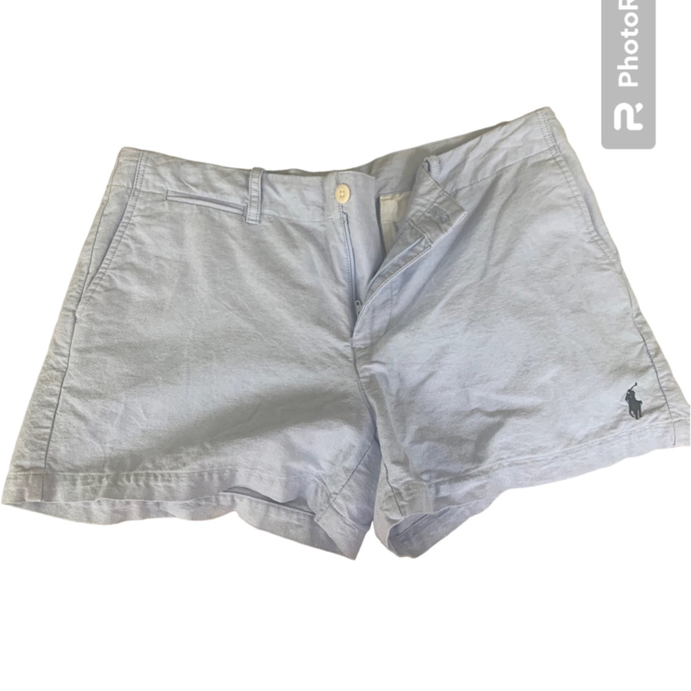 Ralph Lauren blue linen shorts